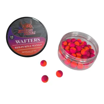 Балансирана стръв MITERSON Premium Wafters 10mm Red-Purple Mango