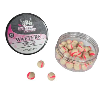 Балансирана стръв MITERSON Premium Wafters 10mm White-Pink Live Fish