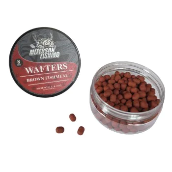 Балансирана стръв MITERSON Premium Wafters 8mm Brown Fishmeal