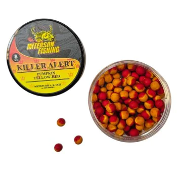 Балансирана стръв MITERSON Premium Wafters 8mm Killer Alert Yellow-Red Pumpkin