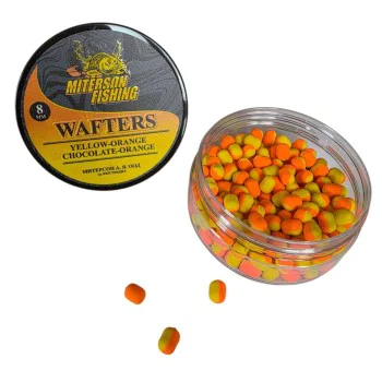 Балансирана стръв MITERSON Premium Wafters 8mm Yellow-Orange Chocolate-Orange