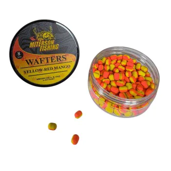 Балансирана стръв MITERSON Premium Wafters 8mm Yellow-Red Mango