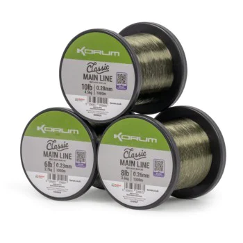 Монофилно влакно KORUM Classic Main Line 1000m