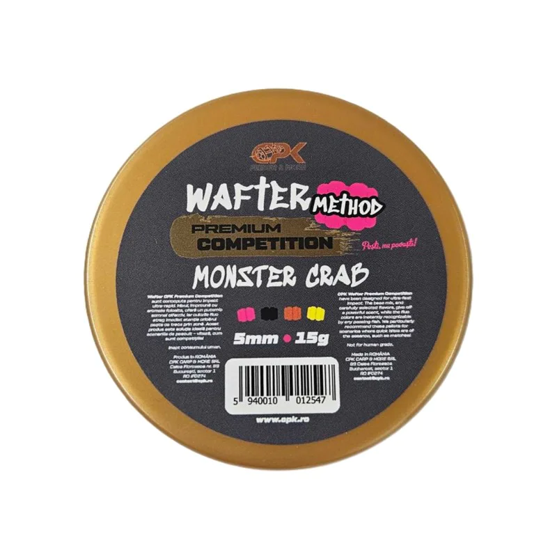 Неутрални дъмбели CPK Wafters Competition Mini Method Monster Crab 5mm 15g