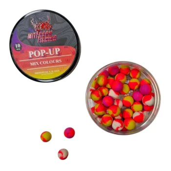 Плаваща стръв MITERSON Premium Pop-Up 10mm Mix Colors Pumpkin
