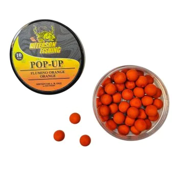 Плуващи топчета MITERSON Premium Pop-Up 10mm Flumino-Orange Orange