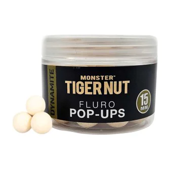 Плуващи топчета за стръв DYNAMITE BAITS Monster Tiger Nut Fluro Pop-Ups 15mm