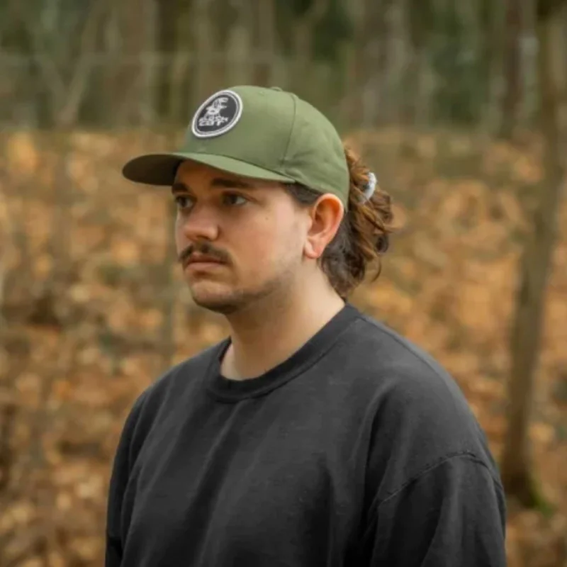 Шапка BLACK CAT Green Flat Peak Cap