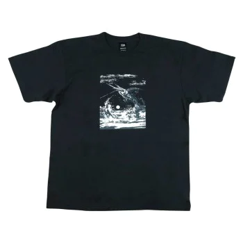 Тениска DAIWA T-Shirt Sword Fish Smoke Black