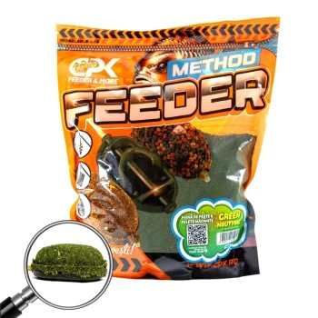 Захранка CPK Groundbait Method Feeder Fish Meal & Ground Pellets Green N-Butyric 900g