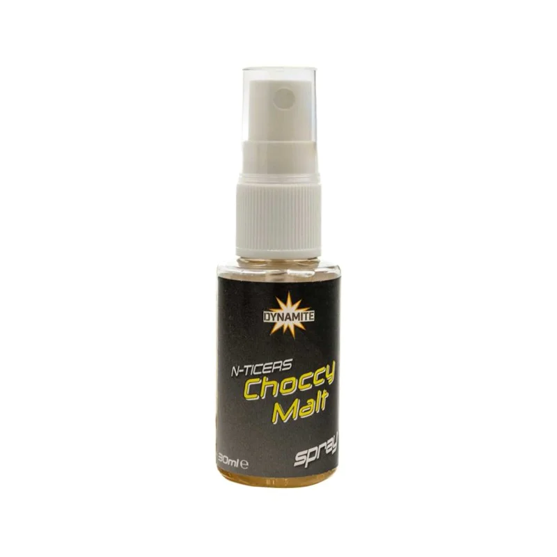 Ароматизиращ спрей DYNAMITE BAITS N-Ticers Choccy Malt Spray 30ml