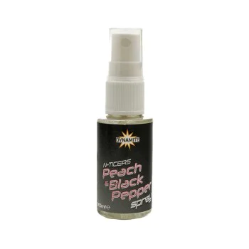 Ароматизиращ спрей DYNAMITE BAITS N-Ticers Peach and Black Pepper Spray 30ml
