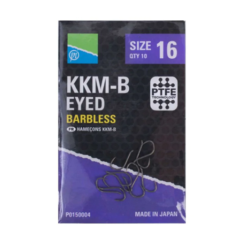 Куки без контра PRESTON KKM-B Barbless Hooks