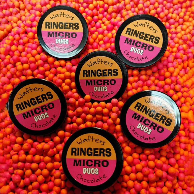 Неутрални топчета RINGERS Micro Duos Orange & Pink Round 6mm
