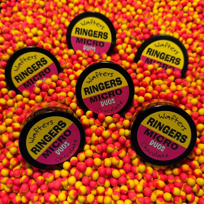 Неутрални топчета RINGERS Micro Duos Pink & Yellow Round 6mm