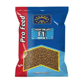Пелети за фидер риболов CHAMPION FEED Sticky Pellets 2mm F1 Sweet 650g