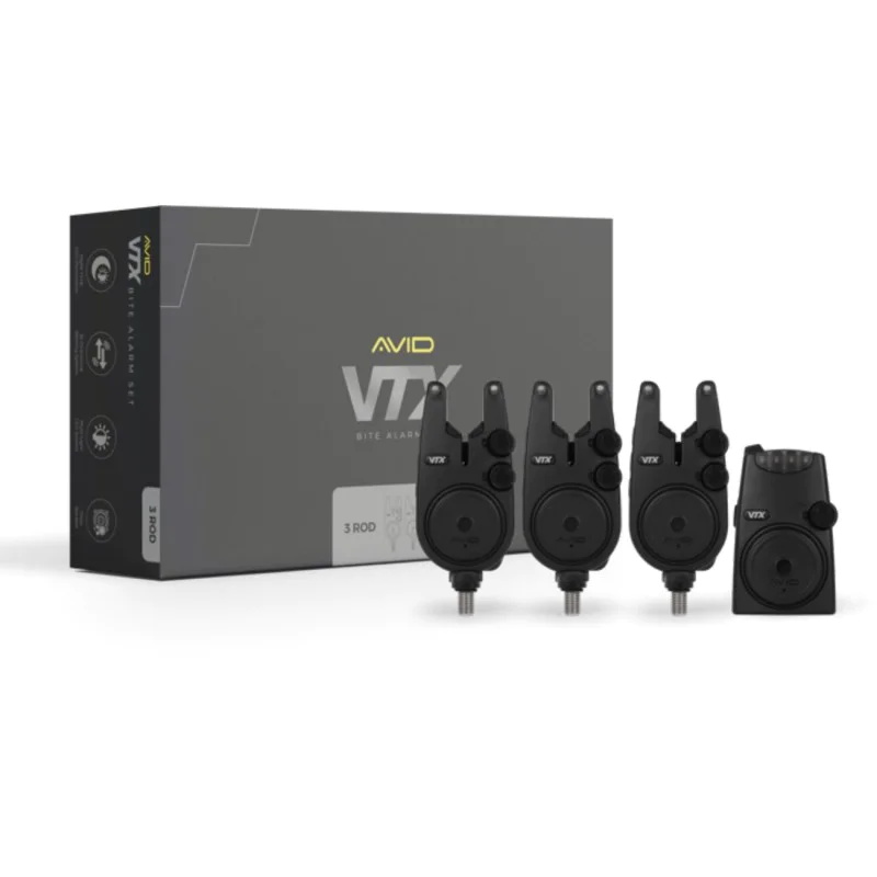Сигнализатори AVID CARP VTX 3+1 Bite Alarm Set