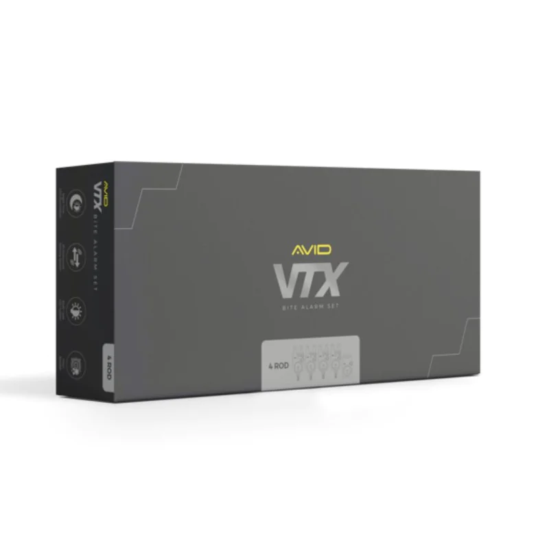 Сигнализатори AVID CARP VTX 4+1 Bite Alarm Set