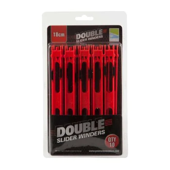 Совалки за такъми PRESTON Double Slider WInders 18cm Red
