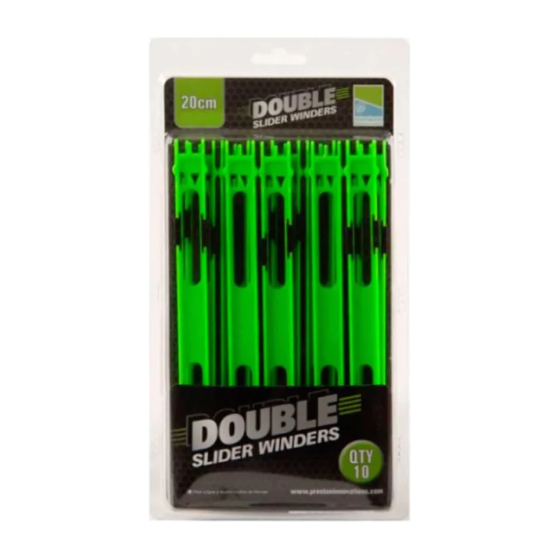 Совалки за такъми PRESTON Double Slider Winders 20cm Green