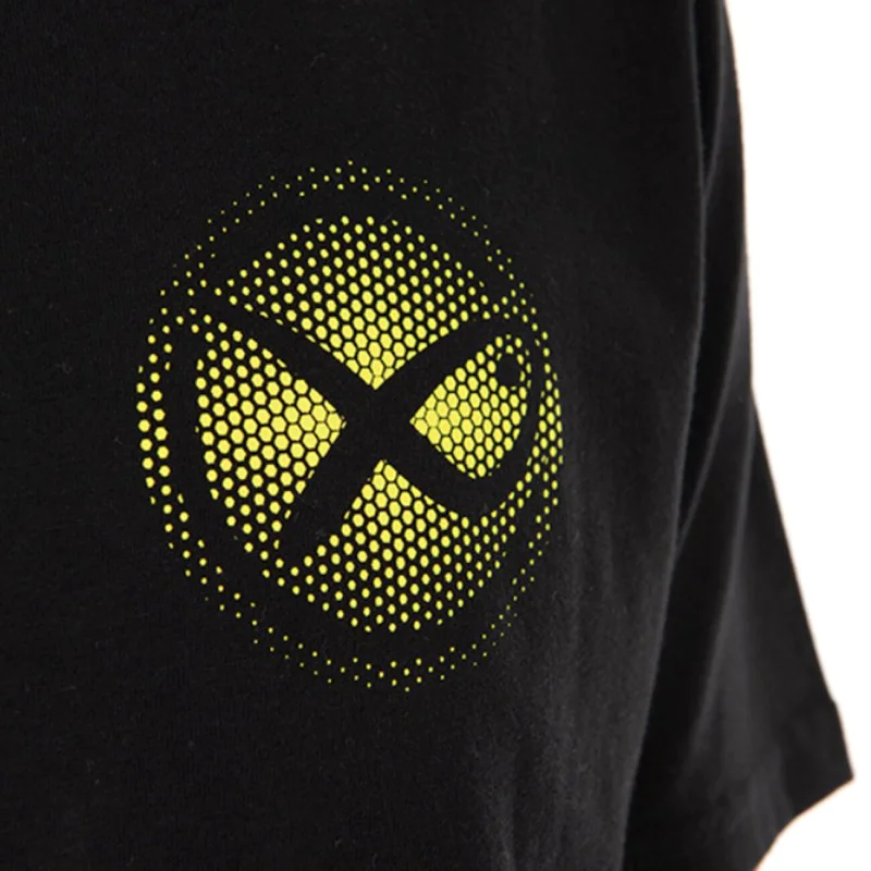 Тениска MATRIX Large Fade Logo T-Shirt Black/Lime