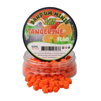 Вафтери с малка плаваемост 2.20 Baits Wafter Band’um Minis Mandarin Fluo 5mm 50ml