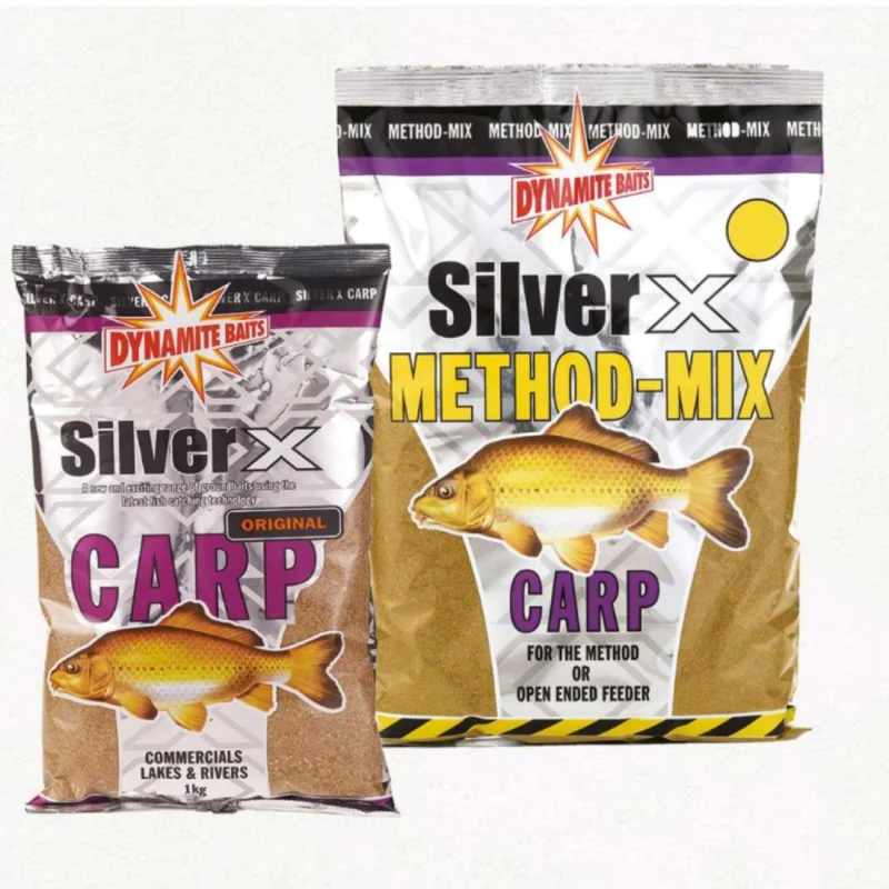 Захранка DYNAMITE BAITS Silver X Groundbait Carp Method
