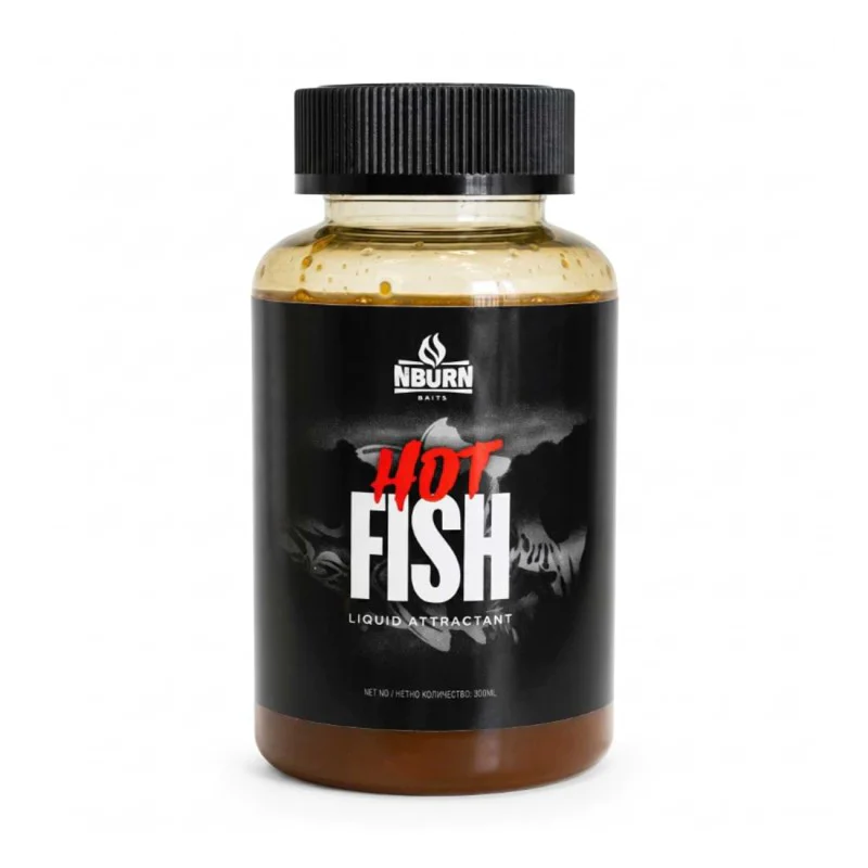 Дип-атрактант NBURN Liquid Attractant Hot Fish 300ml