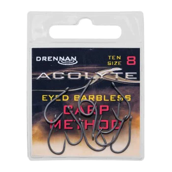 Куки без контра DRENNAN Acolyte Carp Method Barbless Hooks