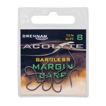 Куки без контра DRENNAN Acolyte Margin Carp Barbless Hooks