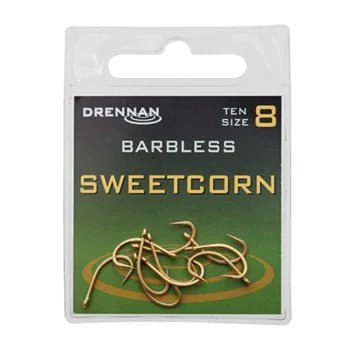 Куки без контра DRENNAN Sweetcorn Barbless