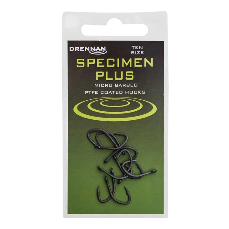 Куки с контра DRENNAN Specimen Plus Hooks