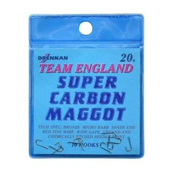 Куки с контра DRENNAN Super Carbon Maggot
