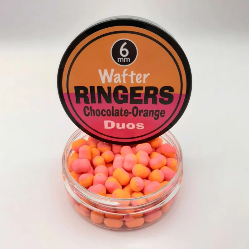 Неутрални дъмбели RINGERS Duos Wafter Chocolate-Orange 6mm