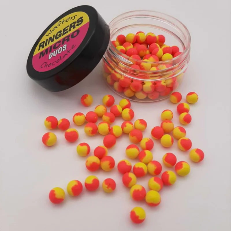 Неутрални топчета RINGERS Micro Duos Pink & Yellow Round 6mm