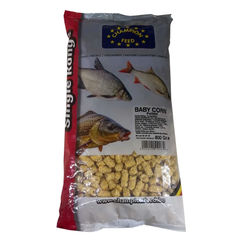 Пелети CHAMPION FEED Babycorn Pellets 800g
