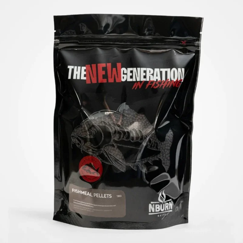 Пелети за фидер риболов NBURN Baits Fish Meal Pellets 4mm 1kg