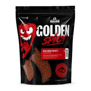 Пелети за фидер риболов NBURN Baits Golden Spicy Pellets 2–2.5mm 800g