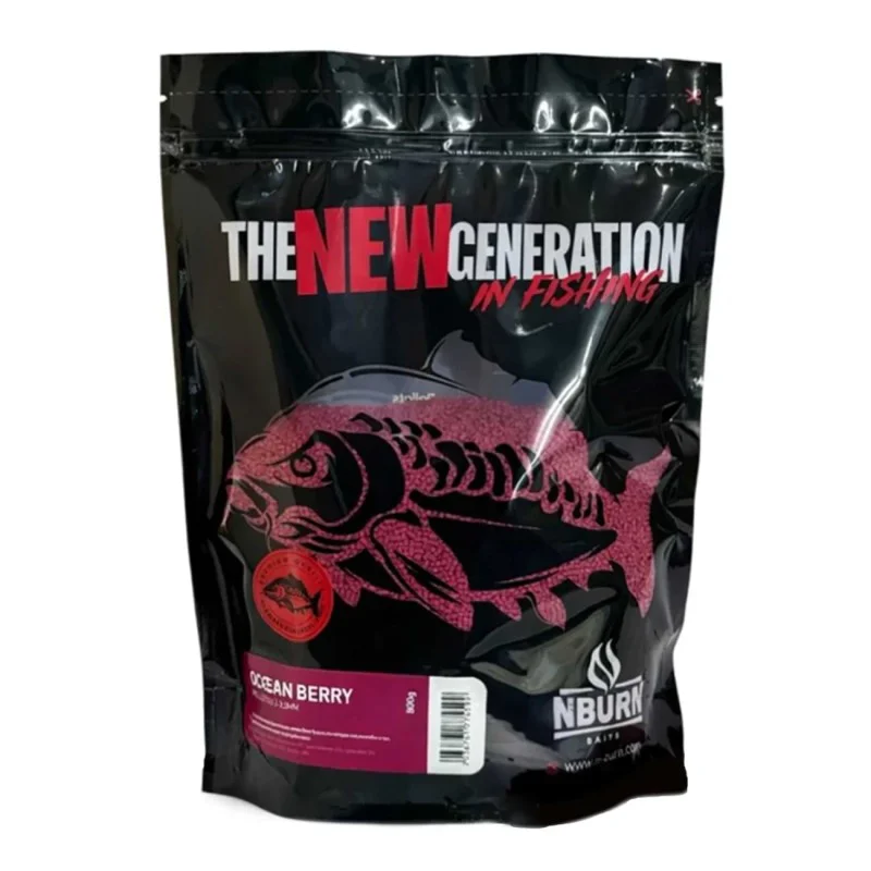 Пелети за фидер риболов NBURN Baits Ocean Berry Pellets 2–2.5mm 800g