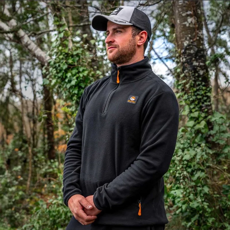 Полар GURU 1/4 Zip Fleece Black