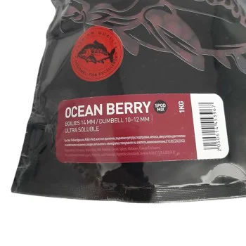 Протеинови топчета и дъмбели NBURN Baits Ocean Berry Spod Mix Ultra Soluble Boilies 1kg