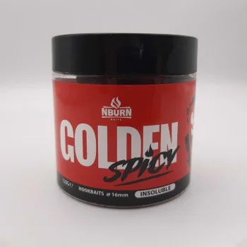 Протеинови топчета за стръв NBURN Baits Hookbaits Golden Spicy Insoluble 16mm