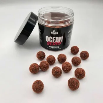 Протеинови топчета за стръв NBURN Baits Hookbaits Ocean Berry Insoluble 16mm