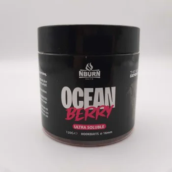 Протеинови топчета за стръв NBURN Baits Hookbaits Ocean Berry Ultra Soluble 16mm