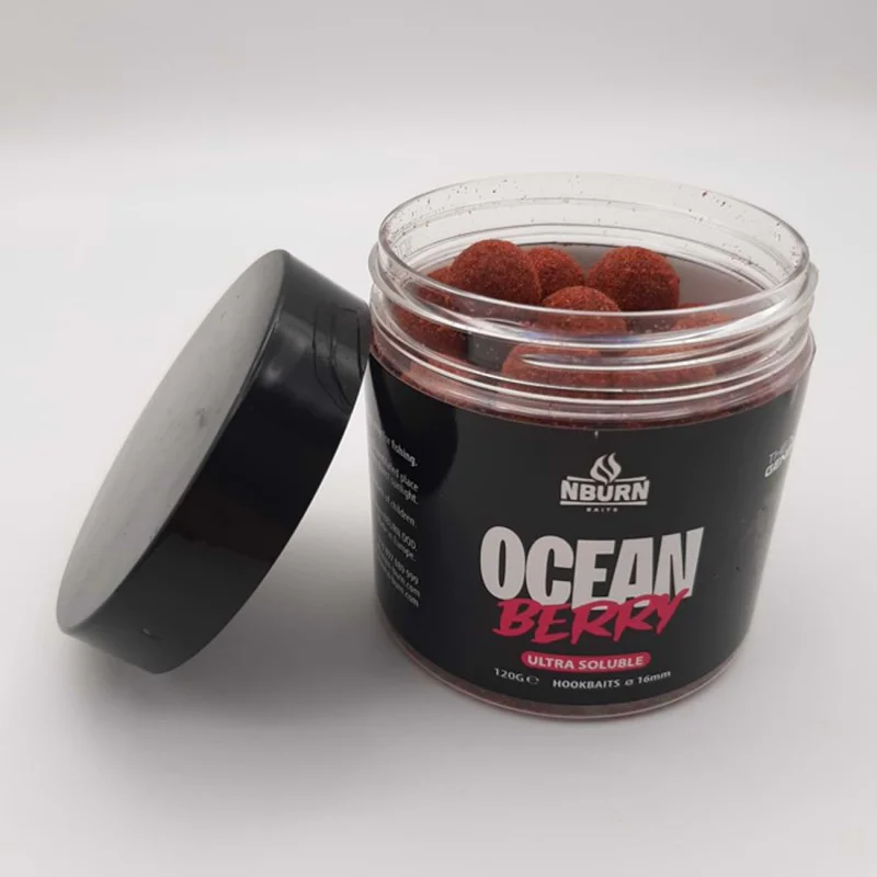 Протеинови топчета за стръв NBURN Hookbaits Ocean Berry Ultra Soluble 16mm