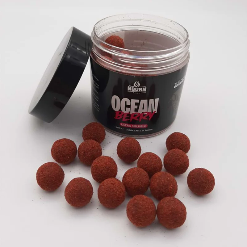 Протеинови топчета за стръв NBURN Hookbaits Ocean Berry Ultra Soluble 16mm