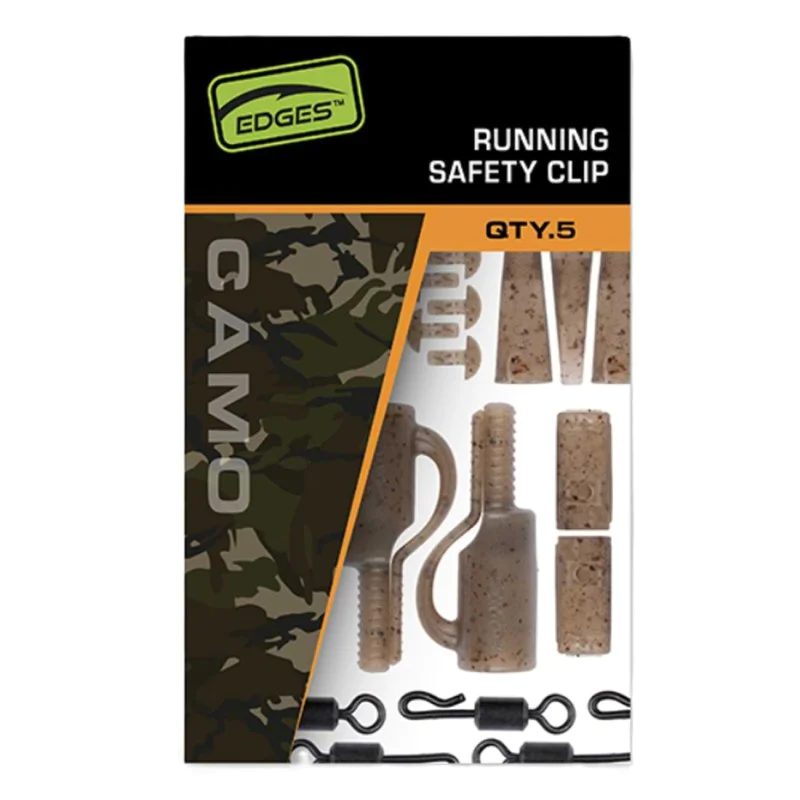 Шаранджийски монтаж FOX Edges Camo Running Safety Clip Kit