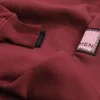 Суитшърт TAIMEN Menza Embroidery - Burgundy