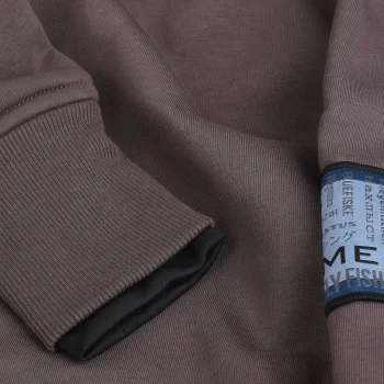 Суитшърт TAIMEN Menza Embroidery - Grey