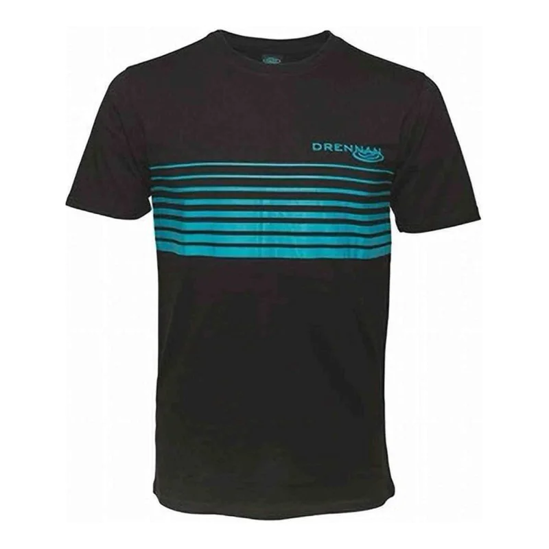Тениска DRENNAN T-Shirt Black Aqua